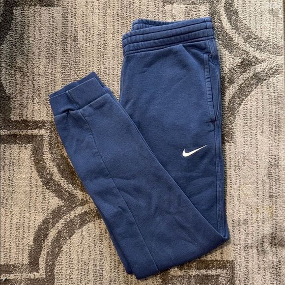 Nike Mini Swoosh Club Fleece Sweatpants Blue - Picture 1 of 3
